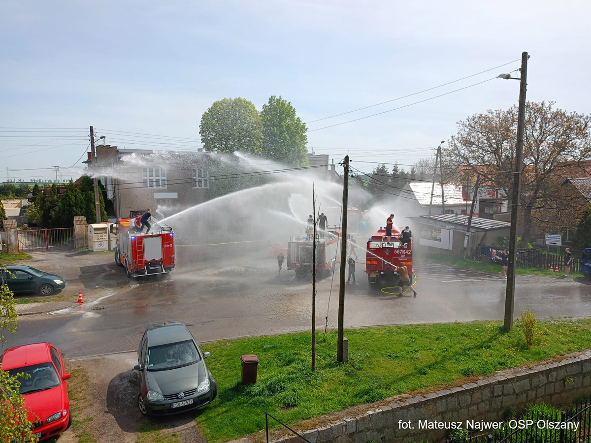 Strażacy w gminie Strzegom zorganizowali lany poniedziałek [FOTO] 